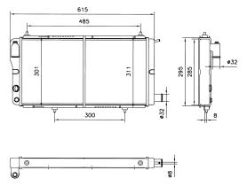 Nrf 52157 - RADIADOR CITROEN C-15 CLUB DIESEL M