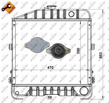 Nrf 52172 - RADIADOR CU CASE IH 433 533 633 733