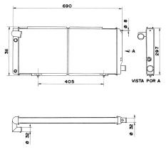 Nrf 52182 - RADIADOR PEUGEOT 205 DIESEL UNIFICA