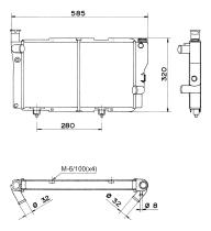 Nrf 52206 - RADIADOR PEUGEOT 205 GASOLINA UNIFI