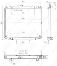 Nrf 52238 - RADIADOR ALU BRAZED NISSAN TERRANO