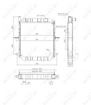 Nrf 52244 - RADIADOR CU NISSAN CABSTAR E110 98-