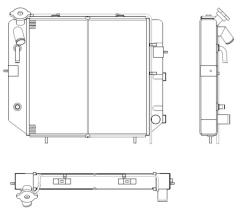 Nrf 52264 - RADIADORES FORKLIFT CLARK CLARK FOR