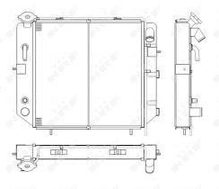 Nrf 52265 - RADIADOR CLARK FORKLIFT DPM 15-30