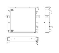 Nrf 52279 - RADIADOR CU TOYOTA FORKLIFT 7-SERIE