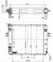 Nrf 52301 - RADIADOR ALU BRAZED YALE, FORKLIFT