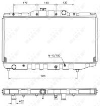 Nrf 526711 - RADIADOR ALU BRAZED TOYOTA CELICA 8