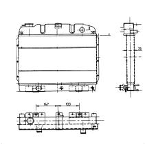 Nrf 527116 - RADIADOR PEUGEOT 305 1.3 GL/SR EXPO