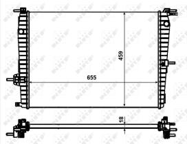  53011 - RADIADOR ALU BRAZED RENAULT FLUENCE