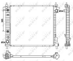 Nrf 53045 - RADIADORES TURISMOS CADILLAC(GM)CAD