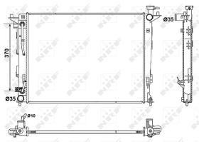 Nrf 53051 - RADIADOR ALU BRAZED KIA SPORTAGE 06