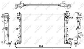 Nrf 53066 - RADIADOR ALU BRAZED RENAULT LAGUNA
