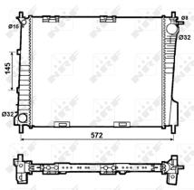  53077 - RADIADOR ALU BRAZED RENAULT CLIO 05