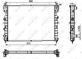 Nrf 53096 - RADIADOR ALU BRAZED LANDROVER FREEL