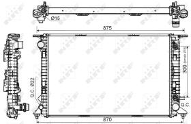  53116 - RADIADOR ALU BRAZED AUDI Q5 08-