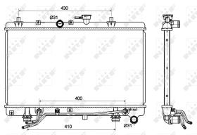  53119 - RADIADOR ALU BRAZED KIA RIO 00-