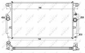 Nrf 53137 - RADIADOR TOYOTA AVENSIS 08-