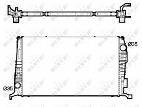 Nrf 53138 - RADIADOR ALU BRAZED DACIA DUSTER 10