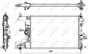 Nrf 53148 - RADIADOR ALU BRAZED OPEL VAUXHALL A