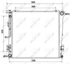  53163 - RADIADOR ALU BRAZED KIA CEED HYUNDA