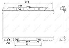  53184 - RADIADOR ALU BRAZED NISSAN ALMERA 0