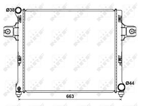 Nrf 53191 - RADIADOR ALU BRAZED JEEP GRAND CHER