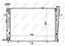  53192 - RADIADOR ALU BRAZED HYUNDAI TUSCON