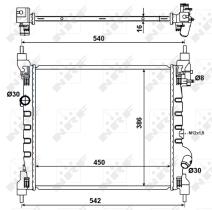 Nrf 53195 - RADIADOR ALU BRAZED CHEVROLET SPARK