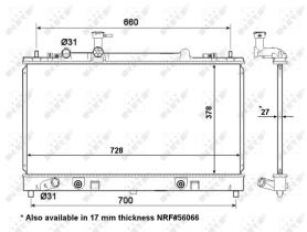  53198 - RADIADOR ALU BRAZED MAZDA 6 02>