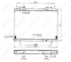 Nrf 53200 - RADIADOR ALU BRAZED FIAT BRAVA 95-