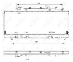 Nrf 53202 - RADIADOR ALU BRAZED FIAT PUNTO 93-