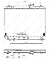  53207 - RADIADOR ALU BRAZED SUZUKI BALENO 9