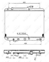  53208 - RADIADOR ALU BRAZED SUZUKI BALENO 9