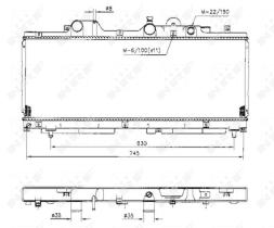 Nrf 53221 - RADIADOR ALU BRAZED FIAT PUNTO 94-