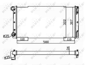 Nrf 53229 - RADIADOR ALU MECHAN FIAT PUNTO 1.9