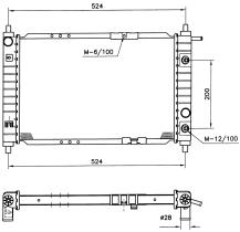 Nrf 53251 - RADIADOR DAEWOO MATIZ 98-
