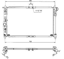 Nrf 53252 - RADIADOR DAEWOO LANOS 97-