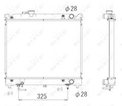 Nrf 53280 - RADIADOR ALU BRAZED SUZUKI ESCUDO 9