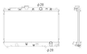 Nrf 53287 - RADIADORES TURISMOS HONDA CIVIC 87-