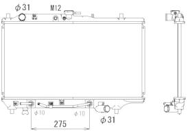 Nrf 53293 - RADIADORES TURISMOS MAZDA 323F 89-M