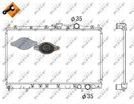 Nrf 53303 - RADIADORES TURISMOS MITSUBISHI MITS