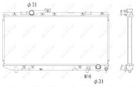  53308 - RADIADOR ALU BRAZED TOYOTA CELICA 8