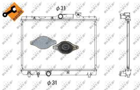  53339 - RADIADOR ALU BRAZED TOYOTA COROLLA