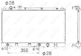  53340 - RADIADOR ALU BRAZED MAZDA PREMACY 9