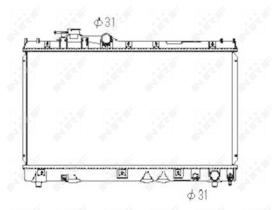  53352 - RADIADOR ALU BRAZED TOYOTA CELICA 9