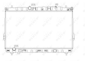 Nrf 53353 - RADIADOR ALU BRAZED HYUNDAI TRAJET