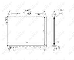Nrf 53361 - RADIADOR ALU BRAZED HYUNDAI GETZ 02