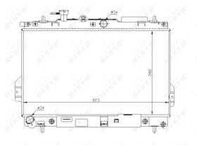 Nrf 53363 - RADIADOR ALU BRAZED HYUNDAI MATRIX