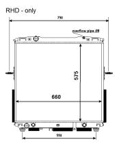  53368 - RADIADOR ALU BRAZED KIA SORENTO 02-