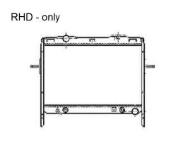 Nrf 53369 - RADIADOR ALU BRAZED KIA SORENTO 02-
